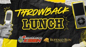 THROWBACK LUNCH Buffalo Run Sponsored